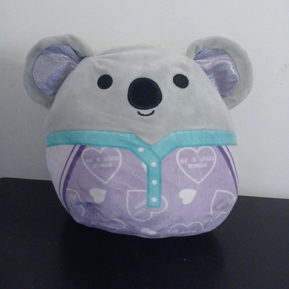 Gray and Purple Koala Plush Toy